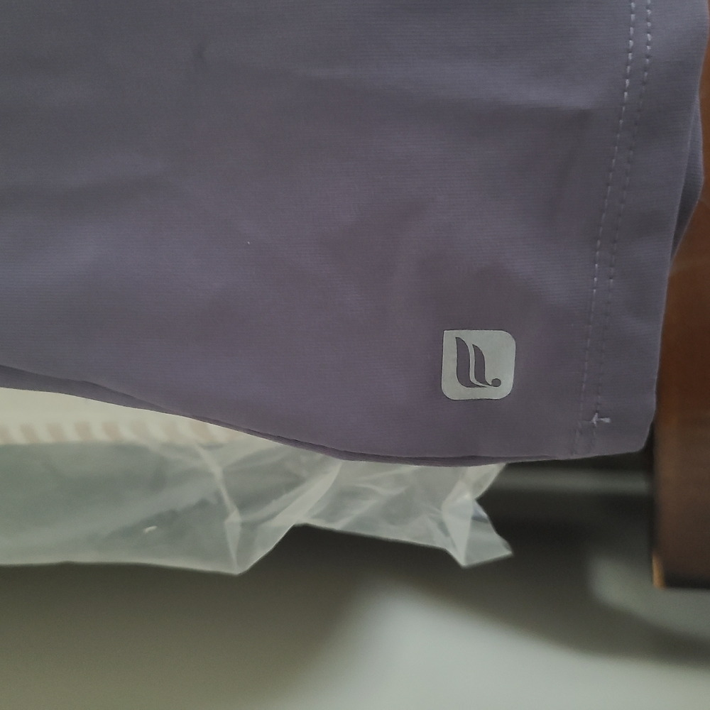 NWOT Fabletics Built In Bra Racerback Purple Tank - Picture 3 of 3